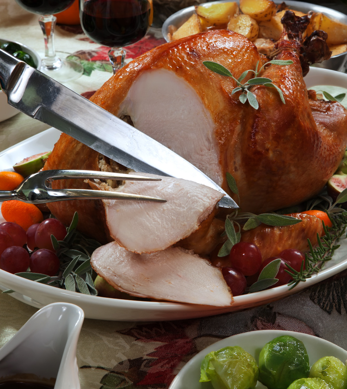 Brisbourne Free Range Bronze Turkey fed on home produced feed